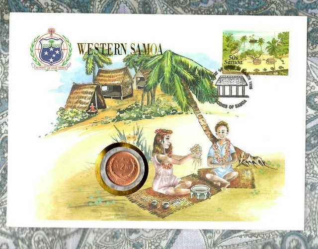 E Coins of All Nations Western Samoa 2000 2 Sene UNC KM-122