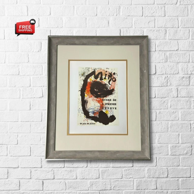 Joan Miro "MIRÓ MUSÉE DE" Exhibition Offset Lithography - Exhibition Poster
