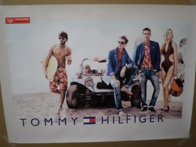 Hilfiger Werbeplakat Poster Bild ca. 80x60cm