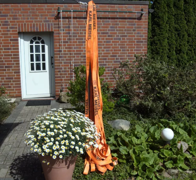 500 kg 1 Meter Hebeband Hebebänder Hebeschlinge Bandschlinge Hebegurt  Krangurt Kranschlinge Bergegurt zwei Schlaufen Transportgurt aus Polyster