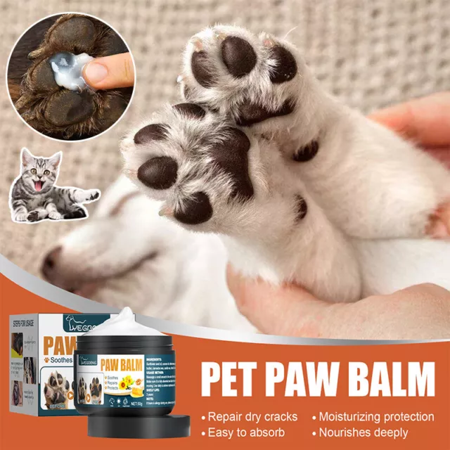 50g Pet Paw Balm Paw Soother Natural Ingredients Dog Cat Feet Balm Paw Lotion