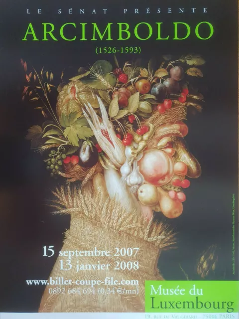 Arcimboldo - Original Exhibition Poster - Affiche - Paris - 2007