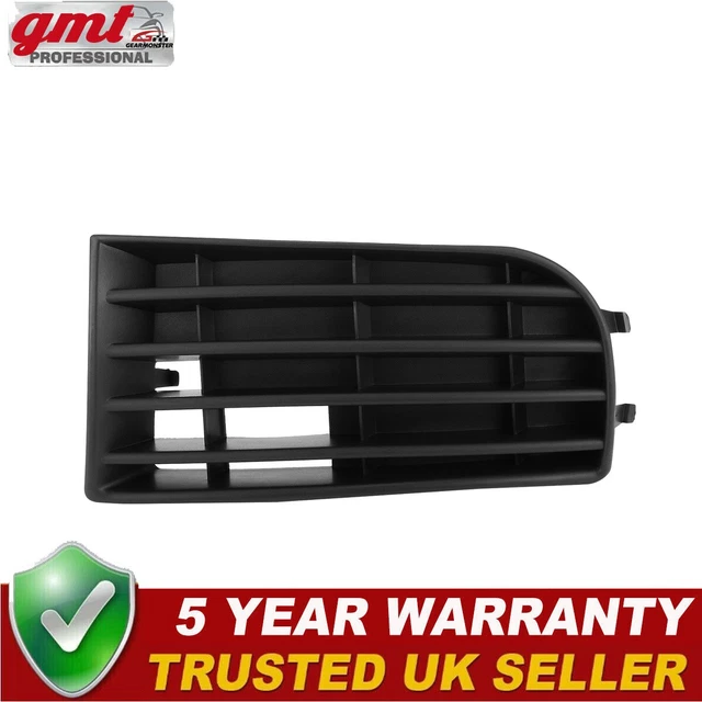 Front Bumper Grill For VW Golf MK5 04–08 Left N/S NEW UK No Fog Hole