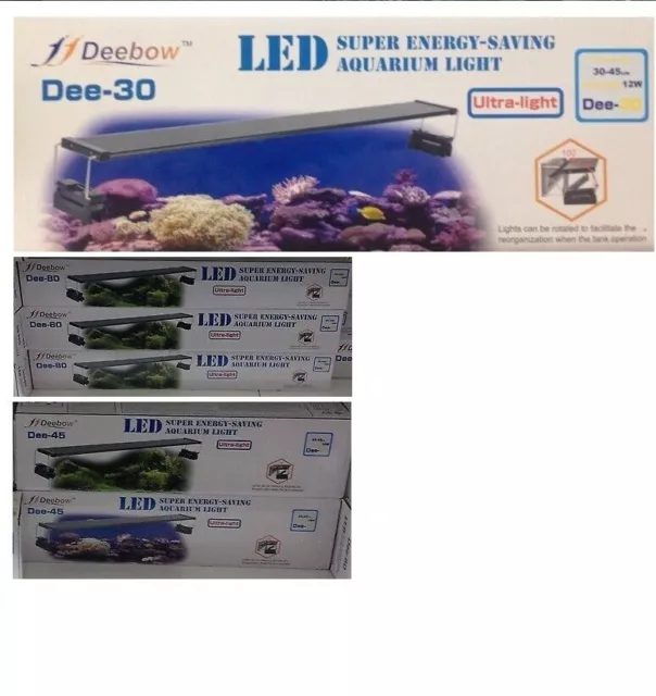 Pannello Plafoniera Lampada Led Acquario Slim 30/45/60/80/100/120 Offerta