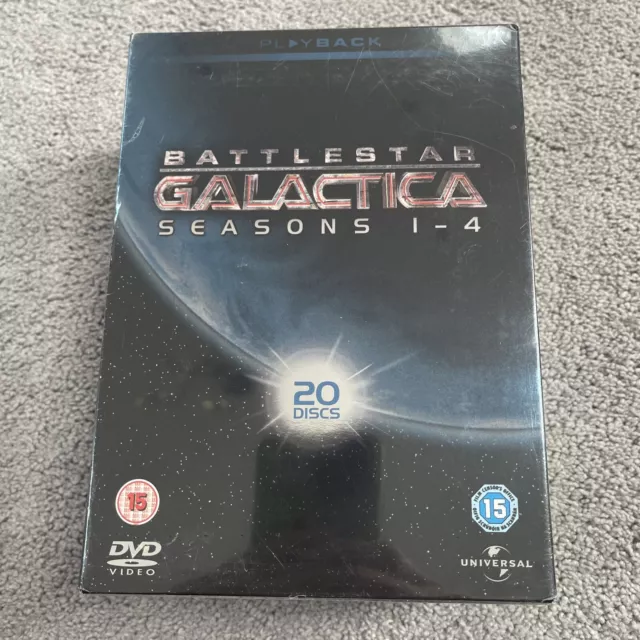 Battlestar Galactica - Series 1-4 - Complete (DVD, 2008, 20-Disc Set, Box Set)