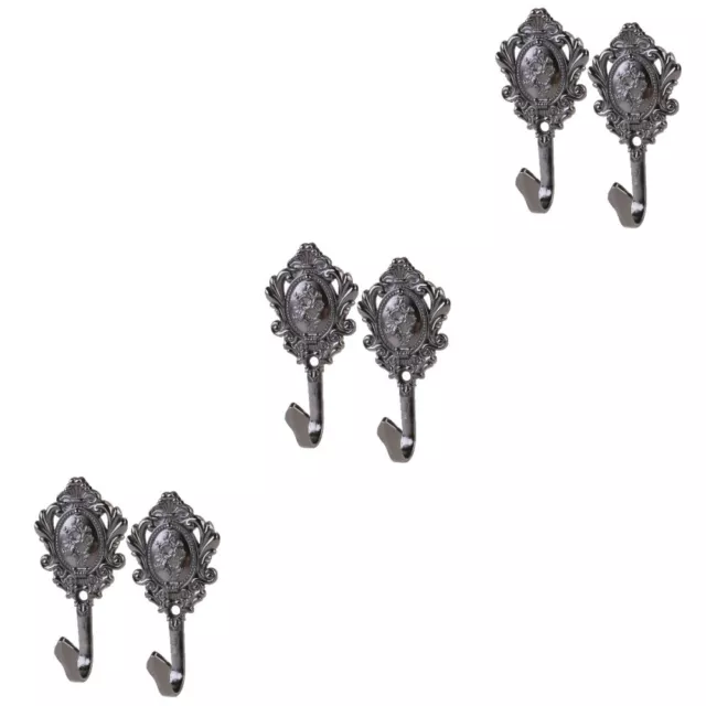 6 pcs vintage curtain tie backs curtain pull backs window drapery hooks Rose