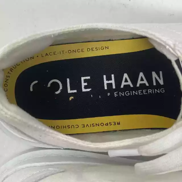 COLE HAAN GRANDPRO Rally White Canvas Sneakers Shoes Women Size 8 $21. ...