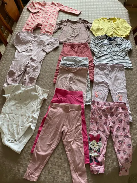 Bundle Baby Girls Clothes Age 12-18 Months Great Cond