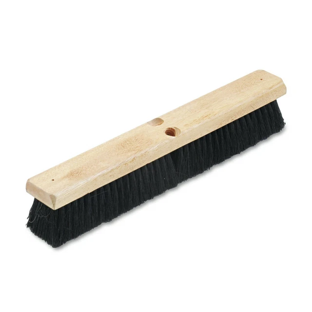 Boardwalk 20218 Tampico Fiber 18 in. Floor Brush Head - Black Bristles New