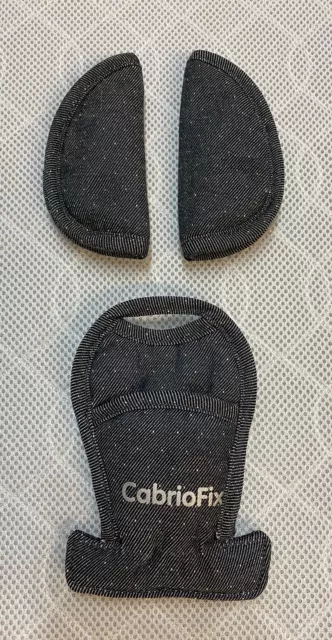 Maxi Cosi Shoulder & Crotch Harness Pads - Maxi Cosi Cabriofix Car Seat - Grey