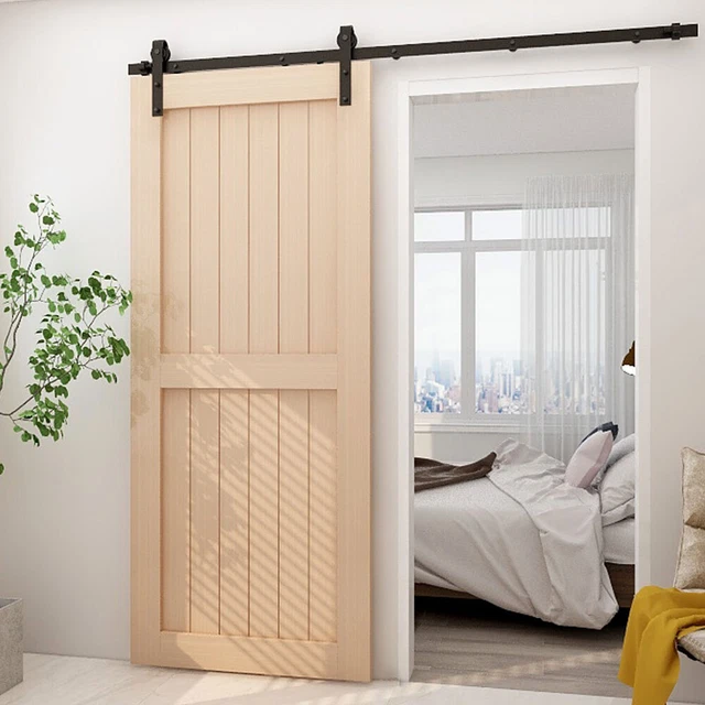 4-20FT Sliding Barn Door Hardware Closet Track Kit for Single/Double/Bypass Door 4