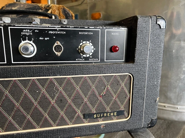 Vintage 1960er Vox Supreme Gitarrenverstärkerkopf *Ronnie Lane Mobile Collection* 5