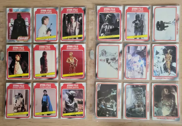 Topps Star Wars The Empire Strikes Back Series 1 , 1-132 Cards Set 1980