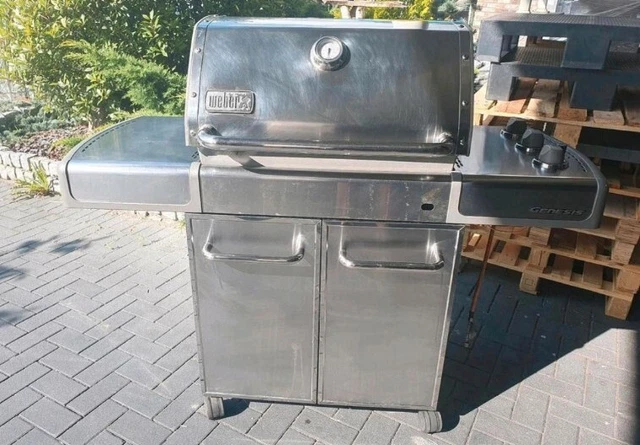 Weber Genesis Gasgrill 3 Brenner Edelstahl