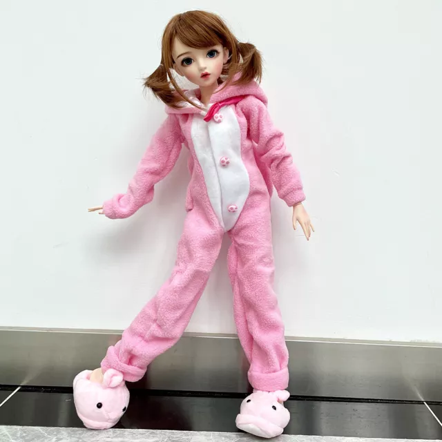 Full Set 1/3 BJD Doll 60cm Ball Jointed Girl + Face Makeup + Eye + Wig + Clothes