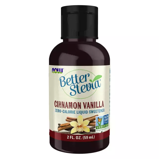 NOW FOODS BetterStevia Cinnamon Vanilla - 2 fl. oz.