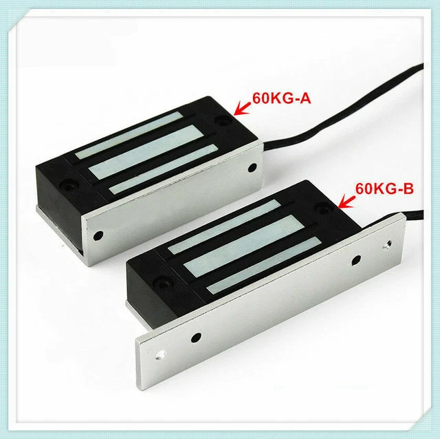 Serratura magnetica elettrica elettromagnetica porta singola 60 kg 100 libbre forza di tenuta