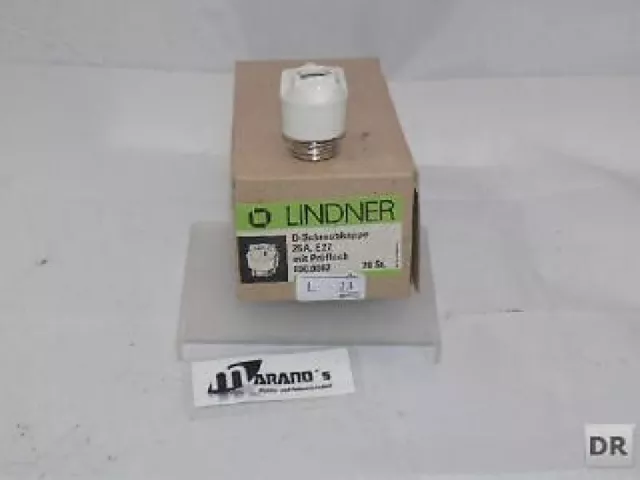 20x Nouveau- Lindner D-Indus 25A, E 27/690.0002 IN Emballage D'Origine