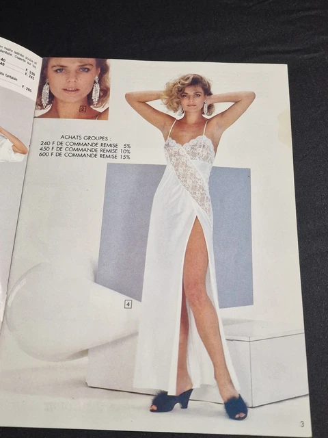 VINTAGE 1980S CHARME Et Seduction French Lingerie Catalogue Brochure vintage-1980s-charme-et-seduction-french-lingerie-catalogue-brochure