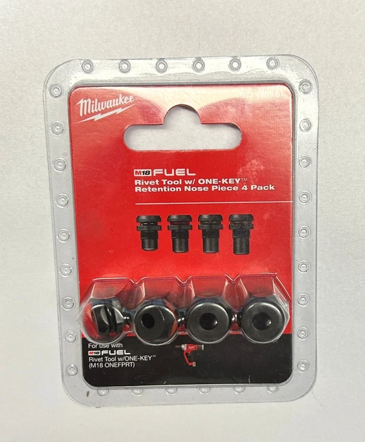 Milwaukee Rivet Gun Spring MILWAUKEE 48540100 M12BPRT Pop Rivet Gun - REPLACEMENT NOSE PIECE SET £ ...