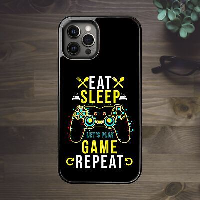 EAT Sleep Gioco Ripetere i giocatori-Case per iPhone 13 12 11 Pro Max SE XS XR X 7 8