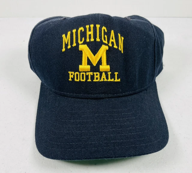 Vintage • Michigan Wolverines • New Era Dupont Visor Pro Model SnapBack USA Hat