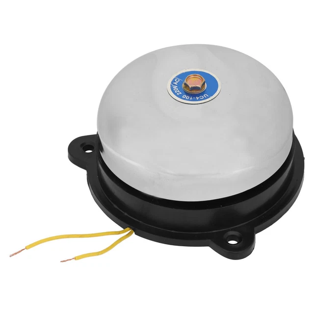 10A 10W Inner Strike Type Stainless Steel 100mm/4in School Bell Stainless Steel