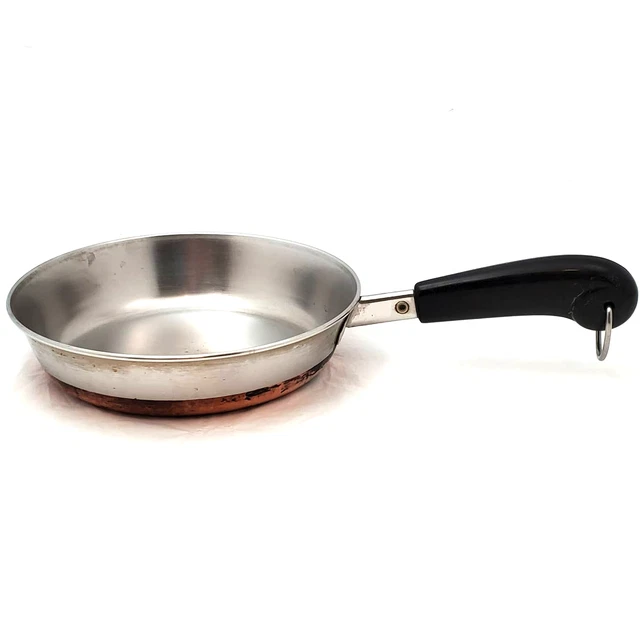 Sartén de cobre de colección Revere Ware 7 pulgadas Clinton Ill EE. UU.