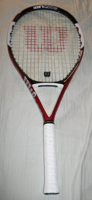 Wilson NCODE N5 Oversize 110 Sq In Tennis Racquet 4 3/8" Grip with New Over Wrap