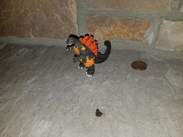 Godzilla Bandai 2002 Pack of Destruction Burning Godzilla mini figure