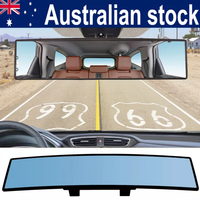 270mm Car Interior Rear View Rearview Anti Glare Wide Angle Universal Mirror