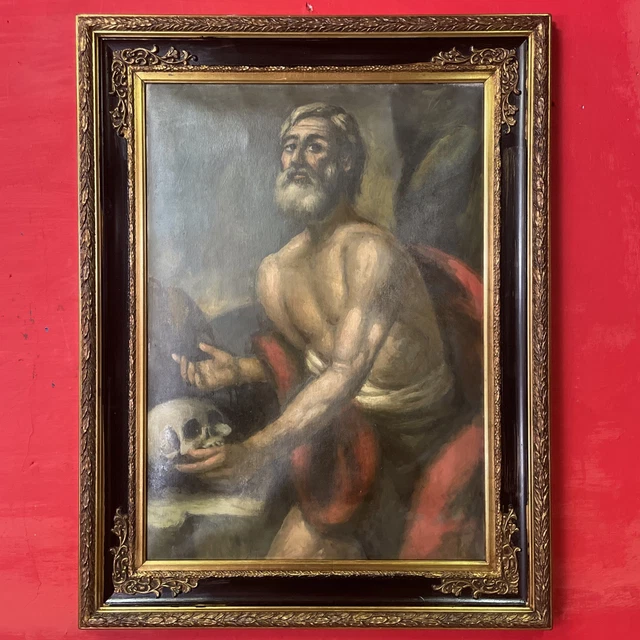 QUADRO DIPINTO OLIO Su Tela Calzolaio Con Cornice - Firmato Di Gennaro - 8