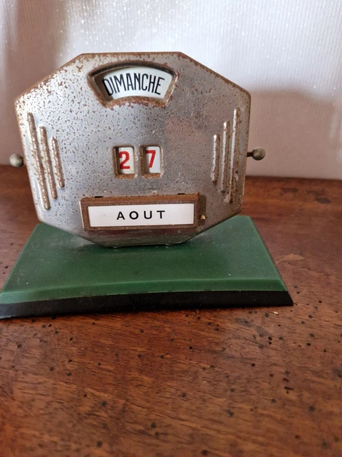 Calendrier Perpétuel Art Déco de Mistral, France, 1920s