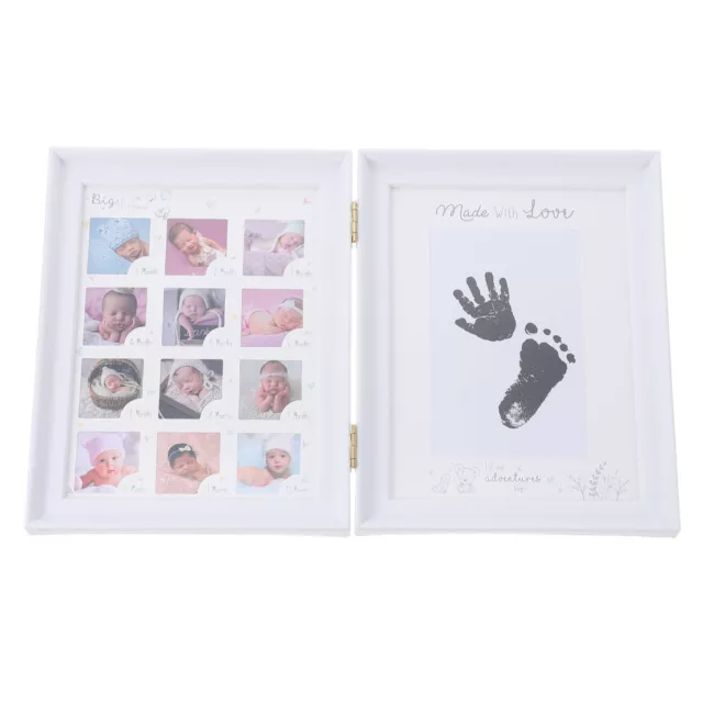 Ink Pad Photo Frame Set Table Pvc Baby Newborn Infant Growth Recorder for