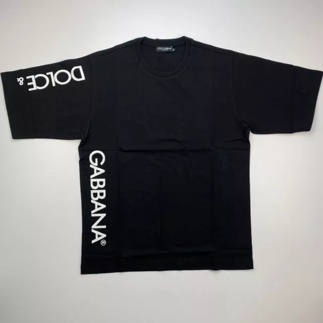 Dolce & Gabbana Side Logo Oversize T-Shirt Men - Black