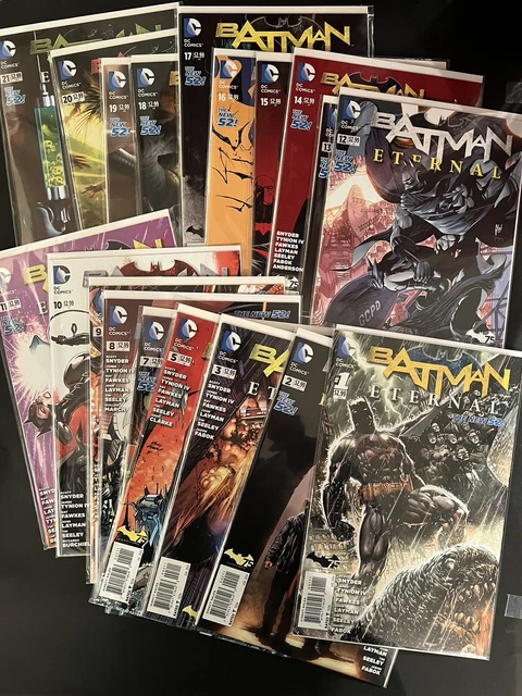 Batman ETERNAL 1-3 & 5-21 20 Issue Lot! DC Comics! The New 52 2014! Scott Snyder