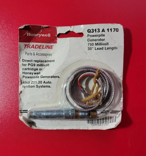HONEYWELL Q313A1170 Powerpile Generator Q313 A 1170, 35" Lead, 750mV - NEW