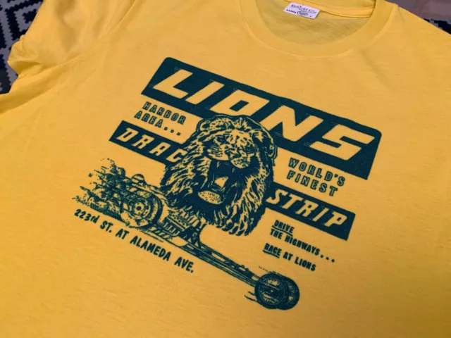 Cliff Booth Lions Drag Strip T-Shirt - Inspired by Once Upon a Time in Hollywood