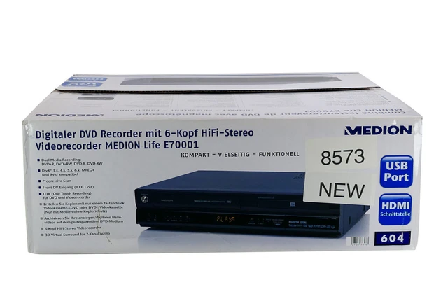 Medion E70001 | VHS/DVD Combi Recorder | NEW IN BOX