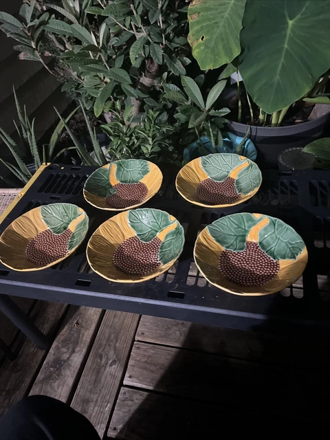 食器 Bordallo Pinheiro Sunflower Salad Plates BORDALLO PINHEIRO 8