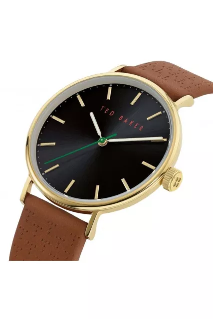 Ted Baker - Men’s Minosa Watch - Brown Strap/Bk Dial - BKPMMF911 - NWT - $160