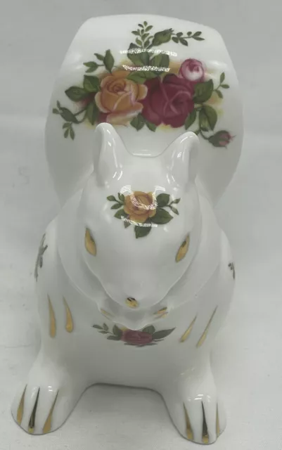 Royal Albert Old Country Roses English Lop Bunny Rabbit 4” RARE