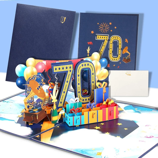joyoldelf Biglietto Auguri Viaggio Pop Up – Biglietti di Auguri Copleanno 3D, Buono per