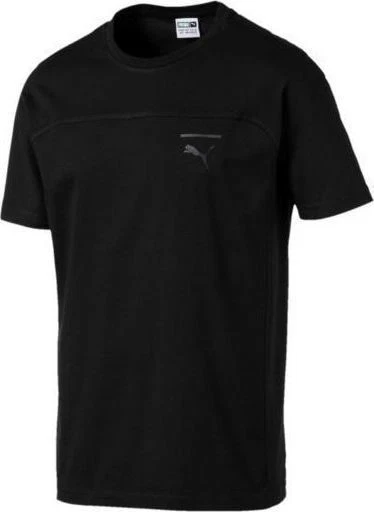 T SHIRT PUMA DONNA Scritta Posteriore Basic Pace Nero 575046