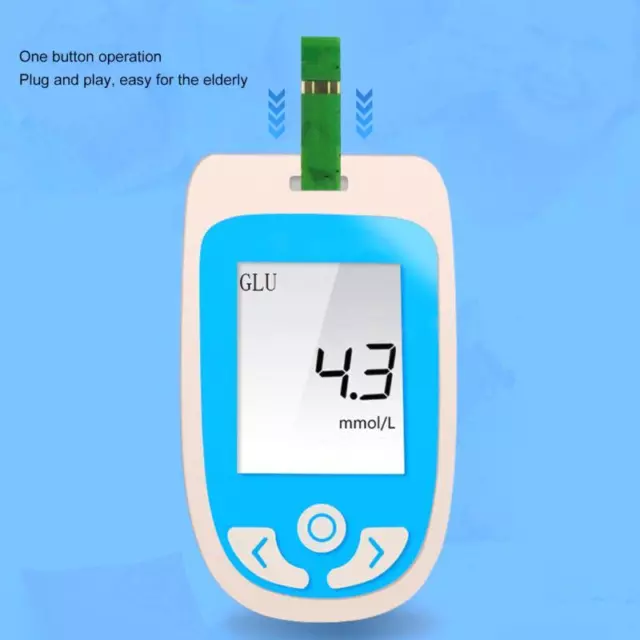 3-in-1 For Home Blood Glucose Cholesterol Uric Acid Meter - Test Kit Monitoring