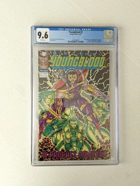 Youngblood #2 - CGC 9.6 - 1st PRINT & APPEARANCE Shadowhawk Prophet Image Comic 