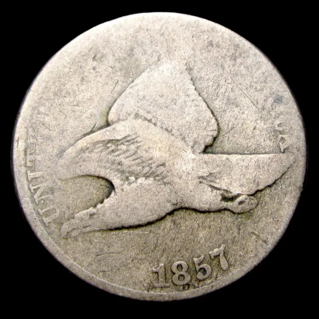 1857 Flying Eagle Cent Penny ---- Nice Coin ---- #UU060