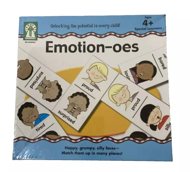 Emotion Oes Board Game By Carson Dellosa Special Learners Ages 4 Sealed Educate9 1299 Picclick 