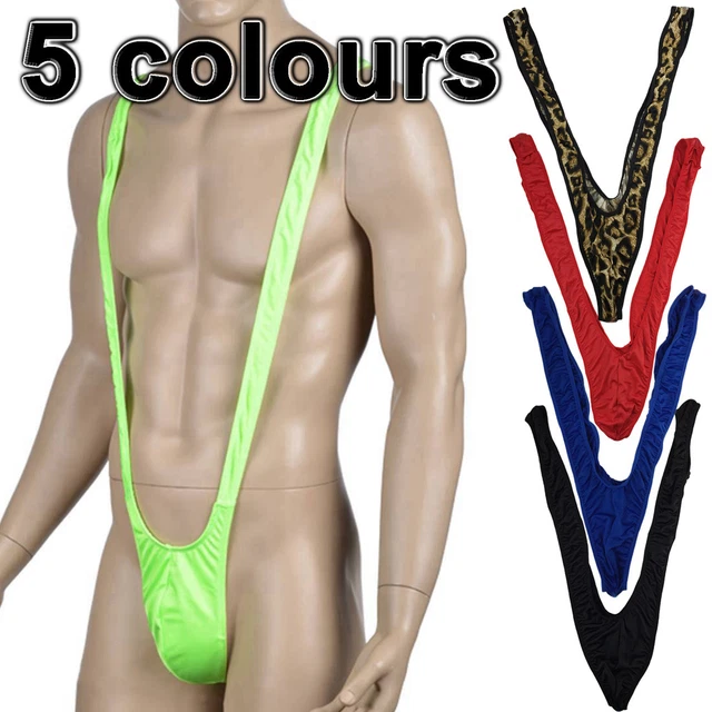 Popular Best Men Sexy Borat Mankini Costume Swimsuit Swimwear Thong 22