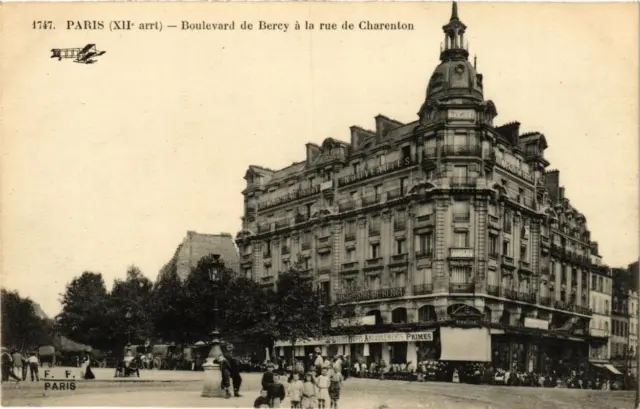 CPA AK PARIS 12th Boulevard de Bercy a la rue de CHARENTON F. Fleury (673556)